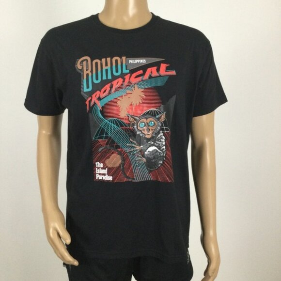 👛 (ANY 2/$20) MY PHILIPPINES Black Graphic Tee Medium - Picture 1 of 5